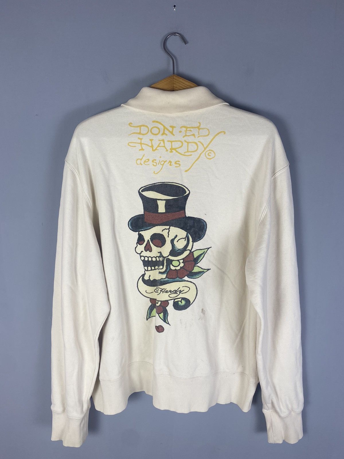 Ed Hardy Vintage Ed Hardy big logo sweatshirt Size US XXL / EU 58 / 5 - 6 Thumbnail