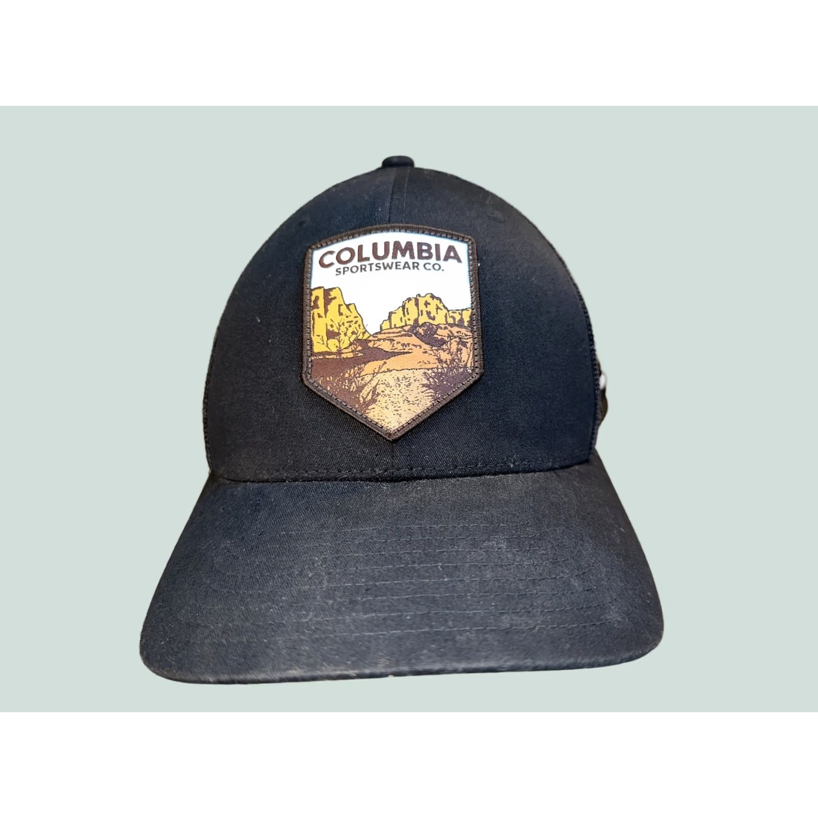 Vintage Columbia Hat Cap Black SnapBack Mountains Patch Men Adjustable Lightweight Outdoor Baseball Cap Size ONE SIZE - 1 Thumbnail