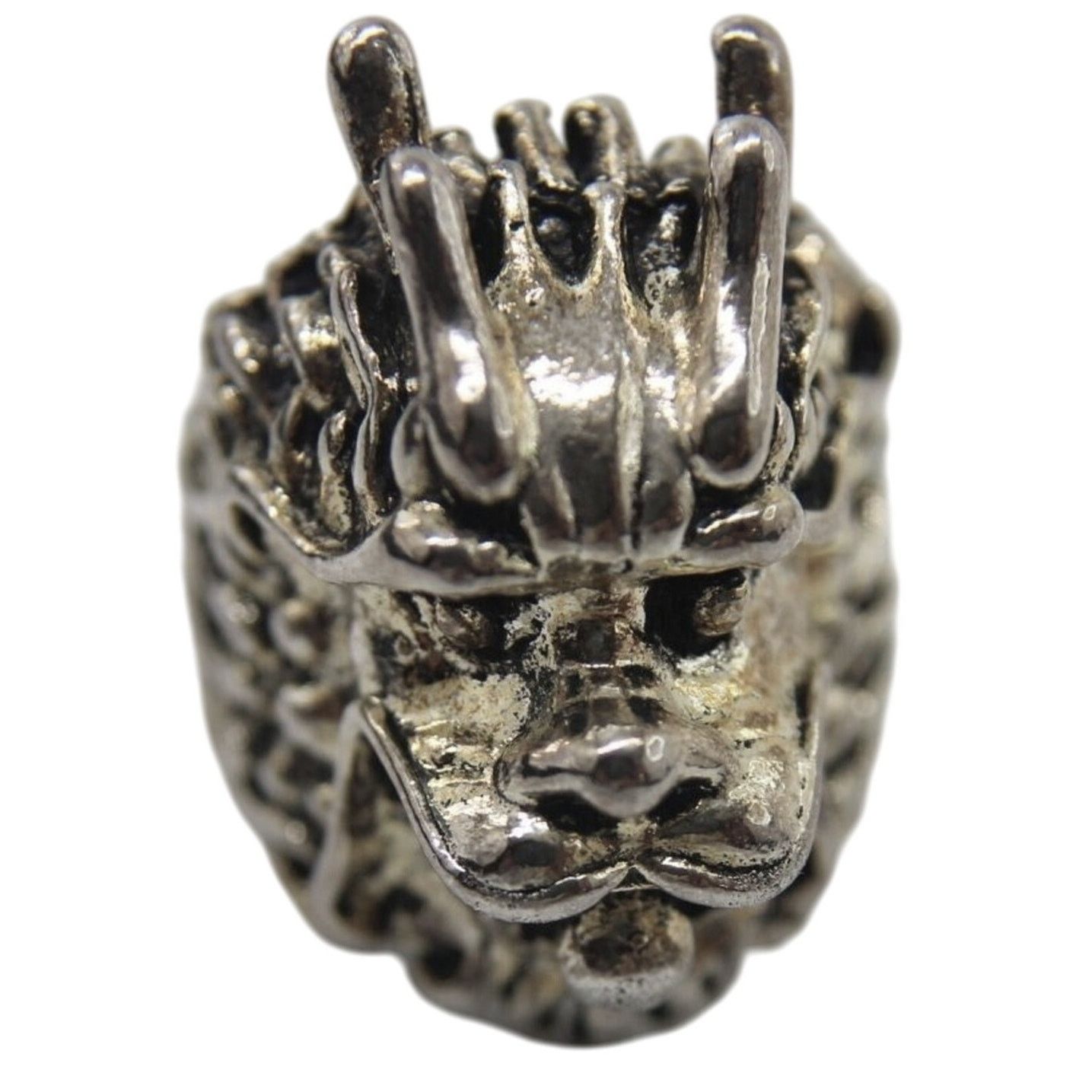 Other Silvertone Goldtone Dragon Head Gargoyle Men's Ring • Sz 11 Size ONE SIZE - 2 Thumbnail