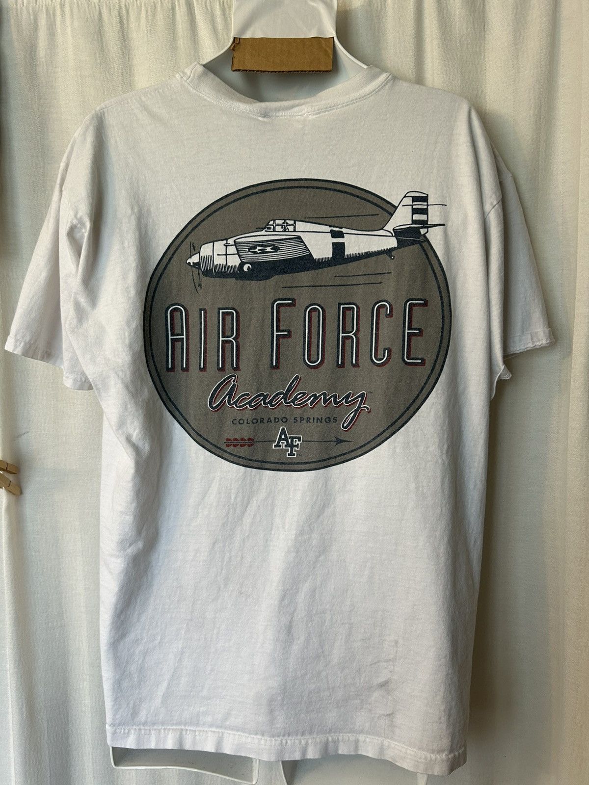 Other Tee: air force academy usafa vintage 90s? us airplane xl Size US XL / EU 56 / 4 - 2 Thumbnail