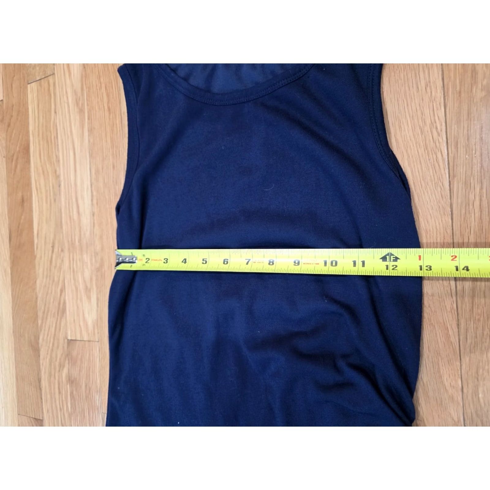 Vintage Btfbm Sheath Dress Womens Size S Blue Solid Sleeveless Round Neck Ruched Stretch Dress Knee Length Casual Outdoor Seasonal Womens Size S / US 4 / IT 40 - 6 Thumbnail