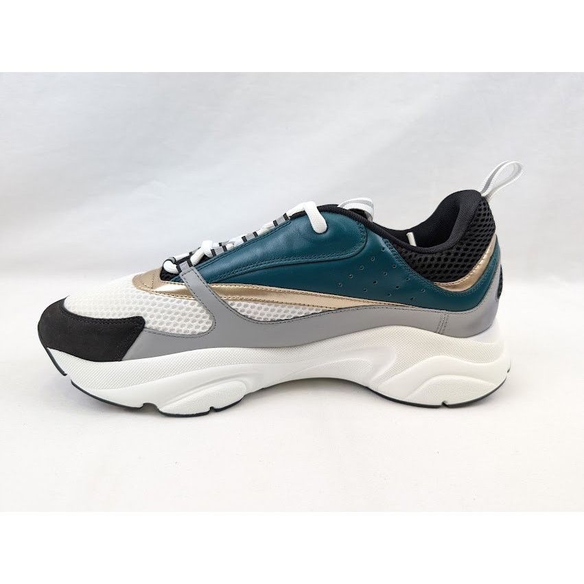 Dior o1rshd1 B22 Calf Mesh Sneakers in Water Green Size US 13 / EU 46 - 8 Thumbnail