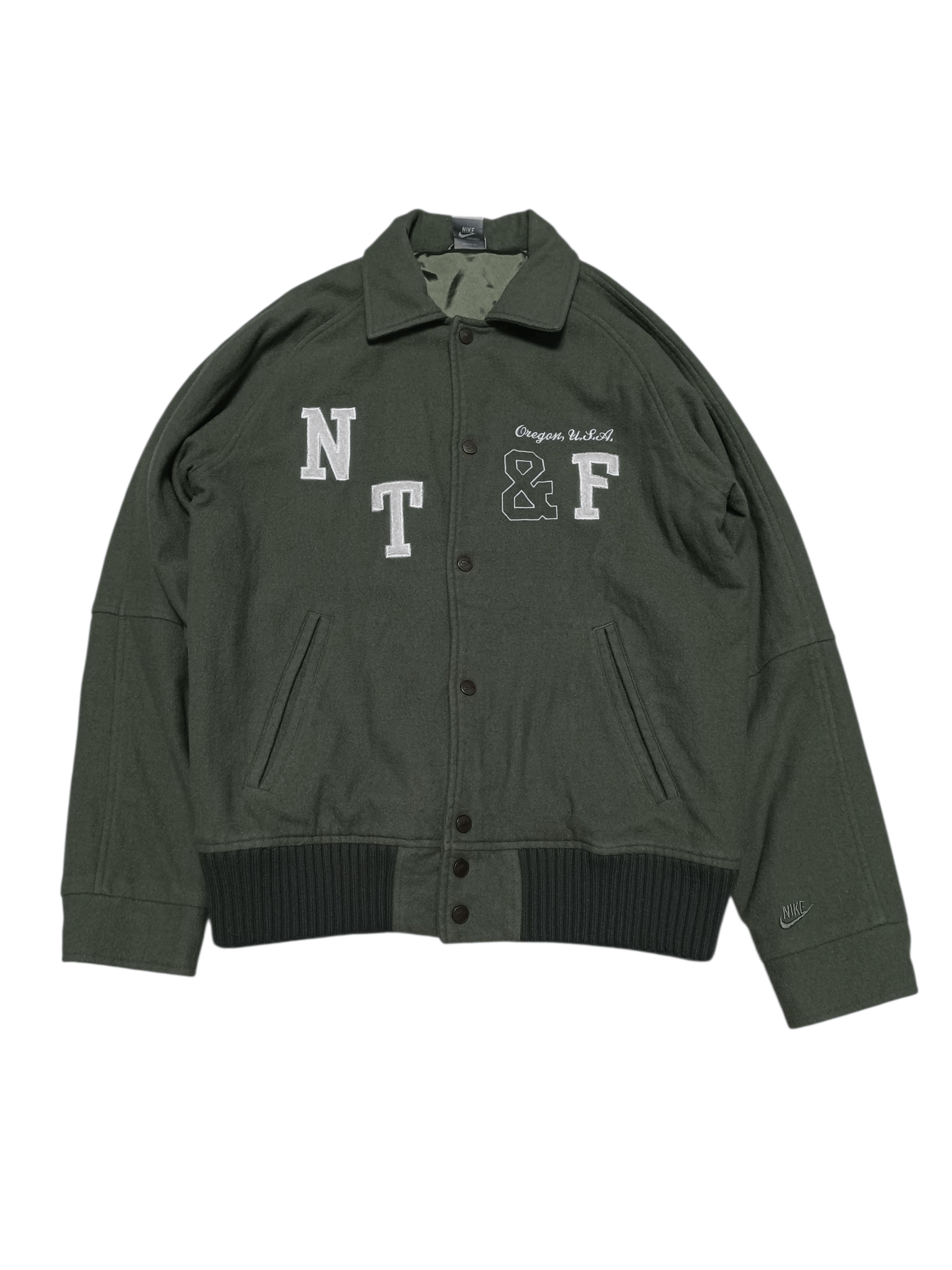 Nike NIKE OREGON VINTAGE NTF MILITARY BOMBER JACKET Size US M / EU 48-50 / 2 - 1 Thumbnail