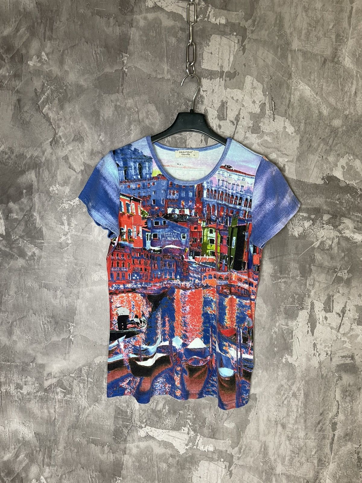 Japanese Brand Avant Garde Y2K Art Rare Multicolour Sweater Short Sleeve Size M / US 6-8 / IT 42-44 - 1 Thumbnail