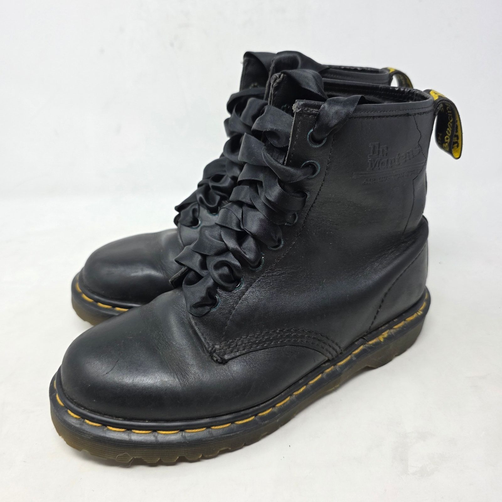 Dr. Martens Dr. Martens Made in England Black Combat Boots Womens US 8 Size US 8 / IT 38 - 1 Thumbnail