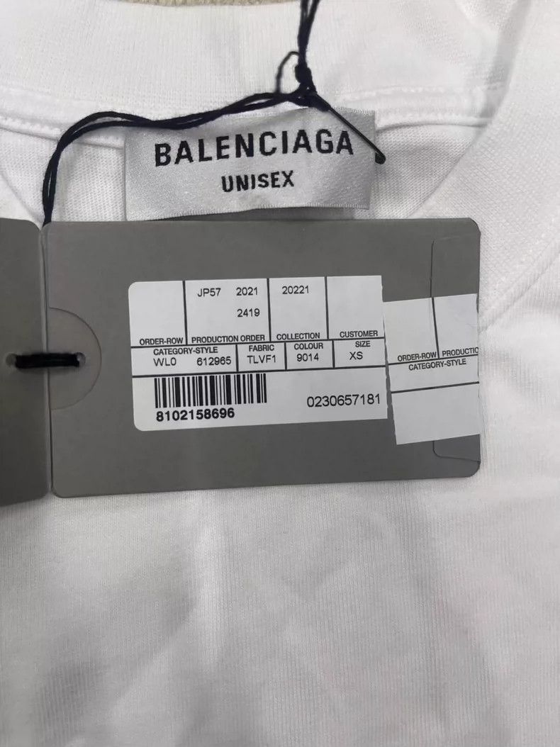 Balenciaga Balenciaga Dissolved jelly logo short sleeve T-shirt Size US XS / EU 42 / 0 - 3 Thumbnail