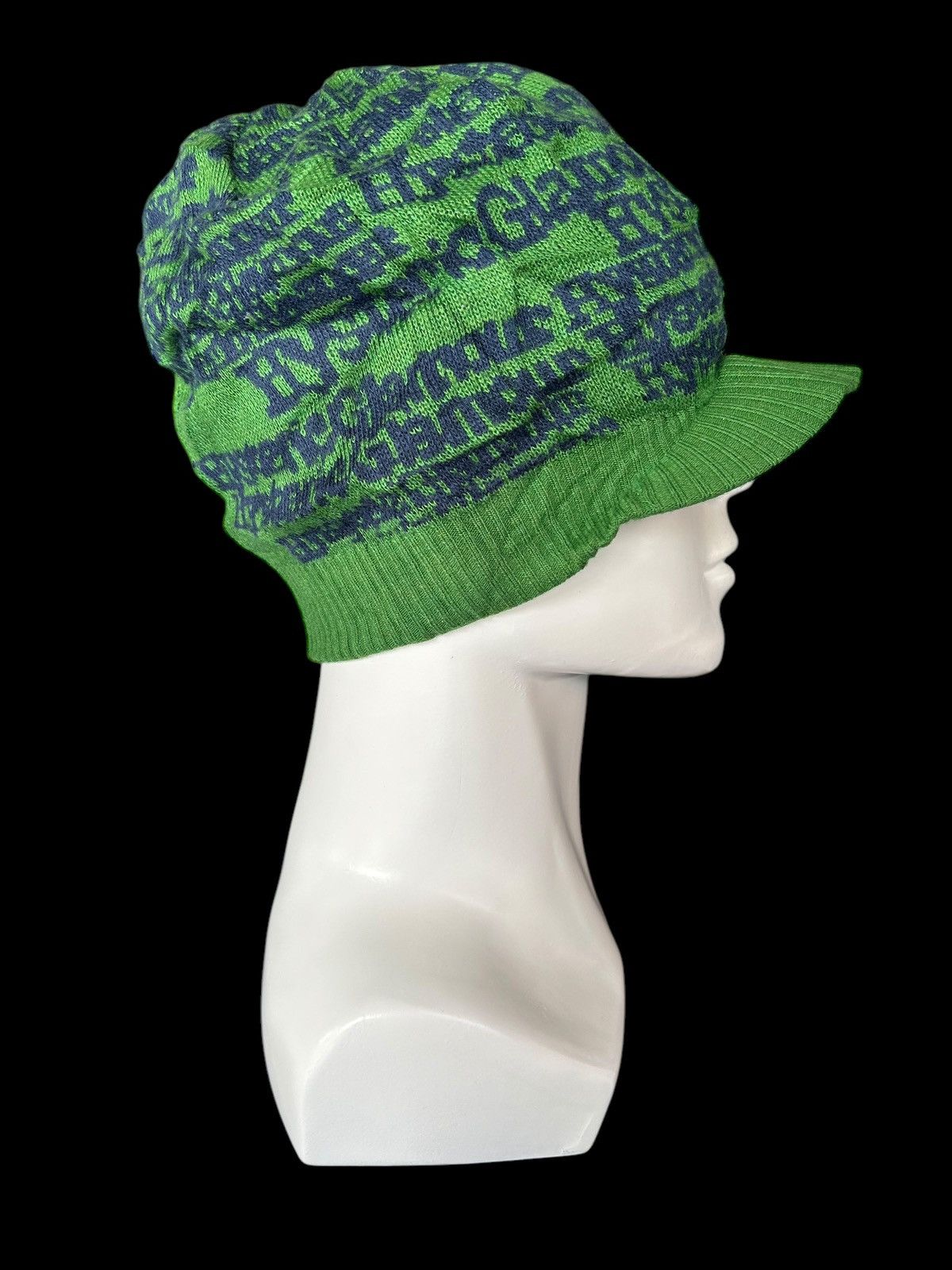 Hysteric Glamour × Japanese Brand × Vintage Hysteric Glamour Vintage Full Print Hats Rare ☠️☠️ Size ONE SIZE - 4 Thumbnail