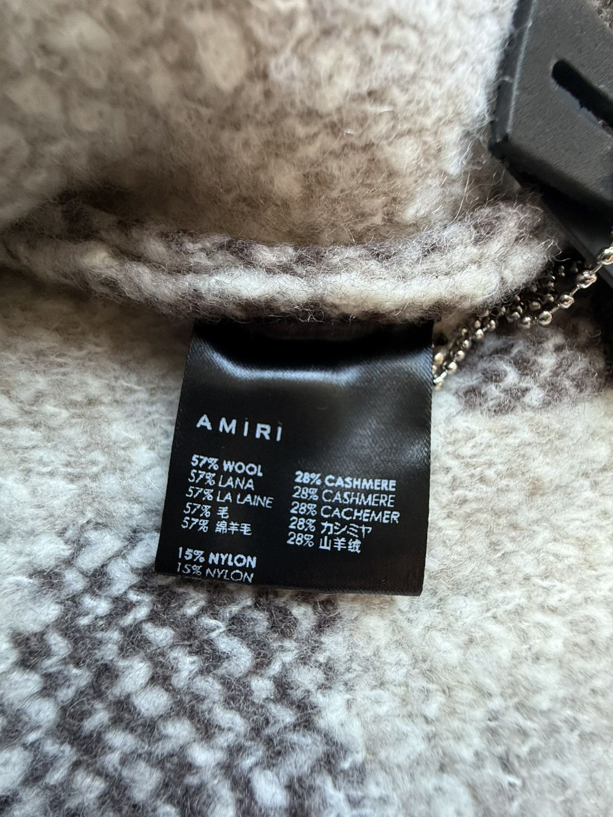 Amiri $1.3k Amiri damier cardigan sweater logo rare grail S Size US S / EU 44-46 / 1 - 22 Thumbnail