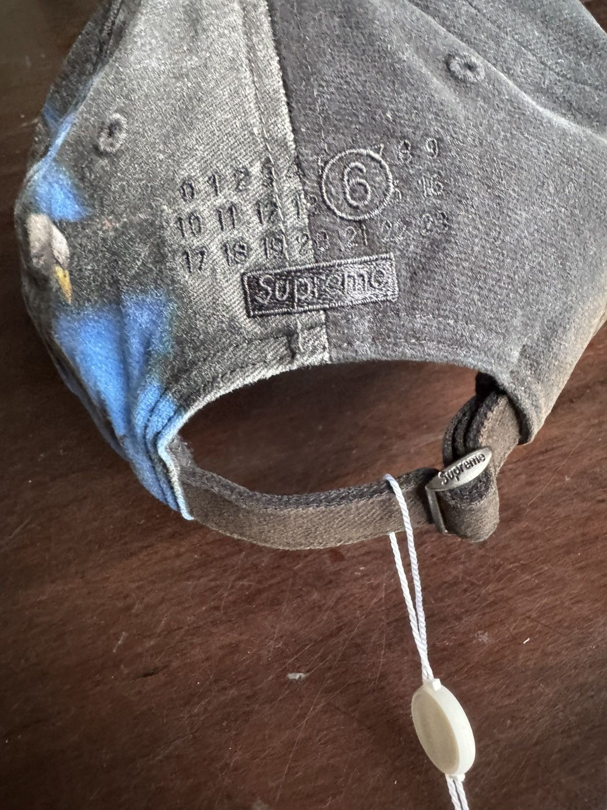 Maison Margiela × Supreme Supreme MM6 Maison Margiela Split 6 Panel Hat Black Size ONE SIZE - 5 Thumbnail