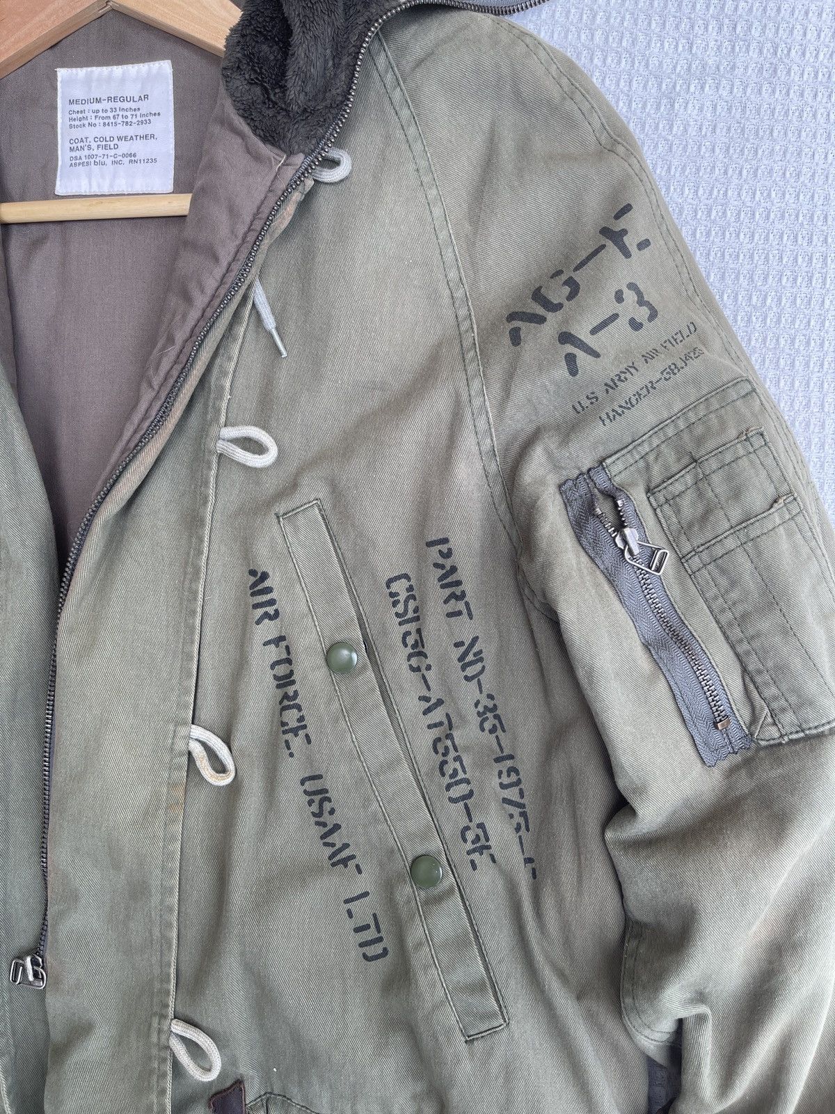 Vintage Last Drop🔥Rare🔥Vtg USAAF Us Army Cold Weather Parka Jacket Size US XL / EU 56 / 4 - 17 Thumbnail