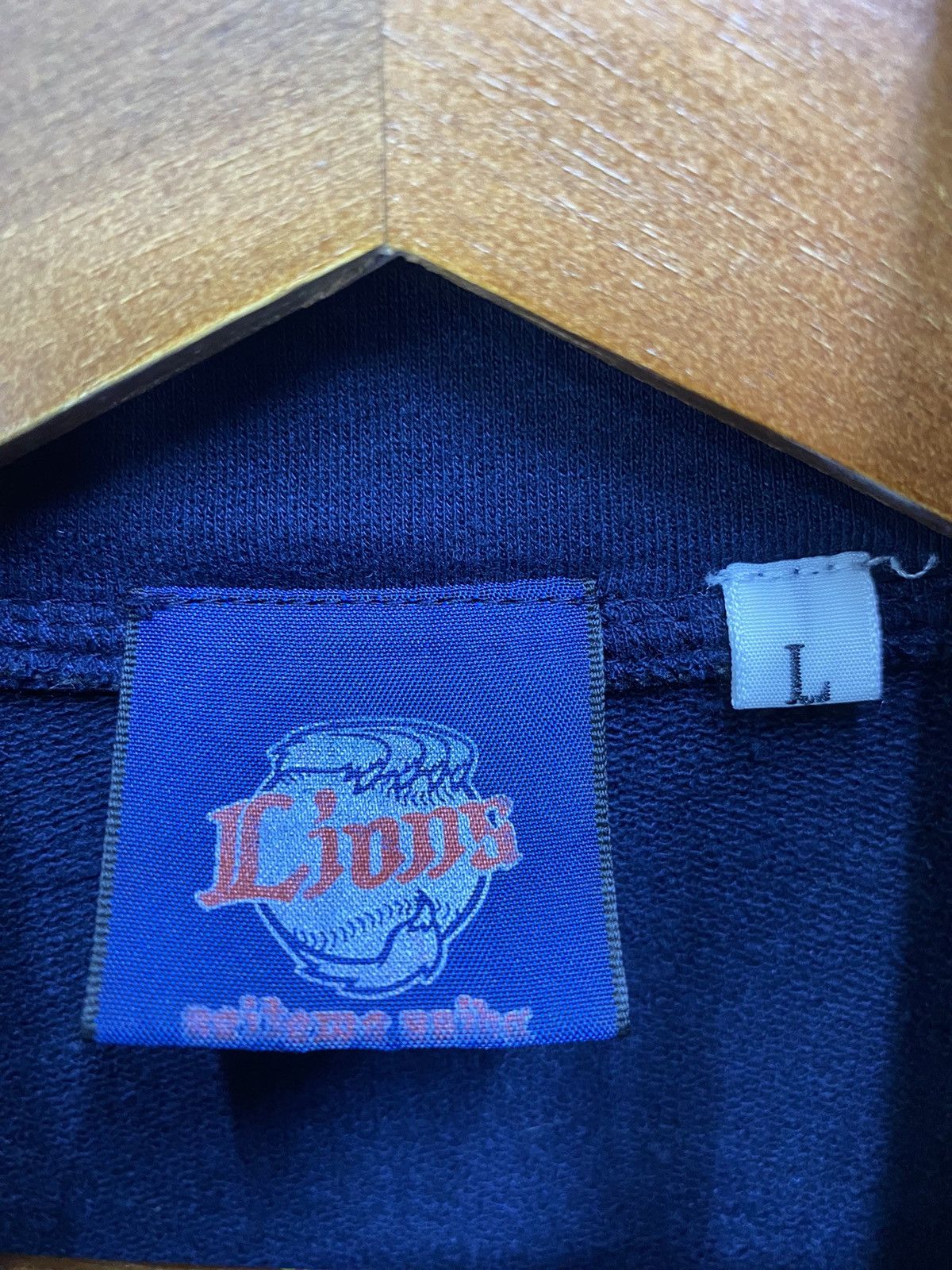 MLB Vintage Lions Saitama Seibu Japan Baseball Team Sweater Zip Size US L / EU 52-54 / 3 - 9 Thumbnail