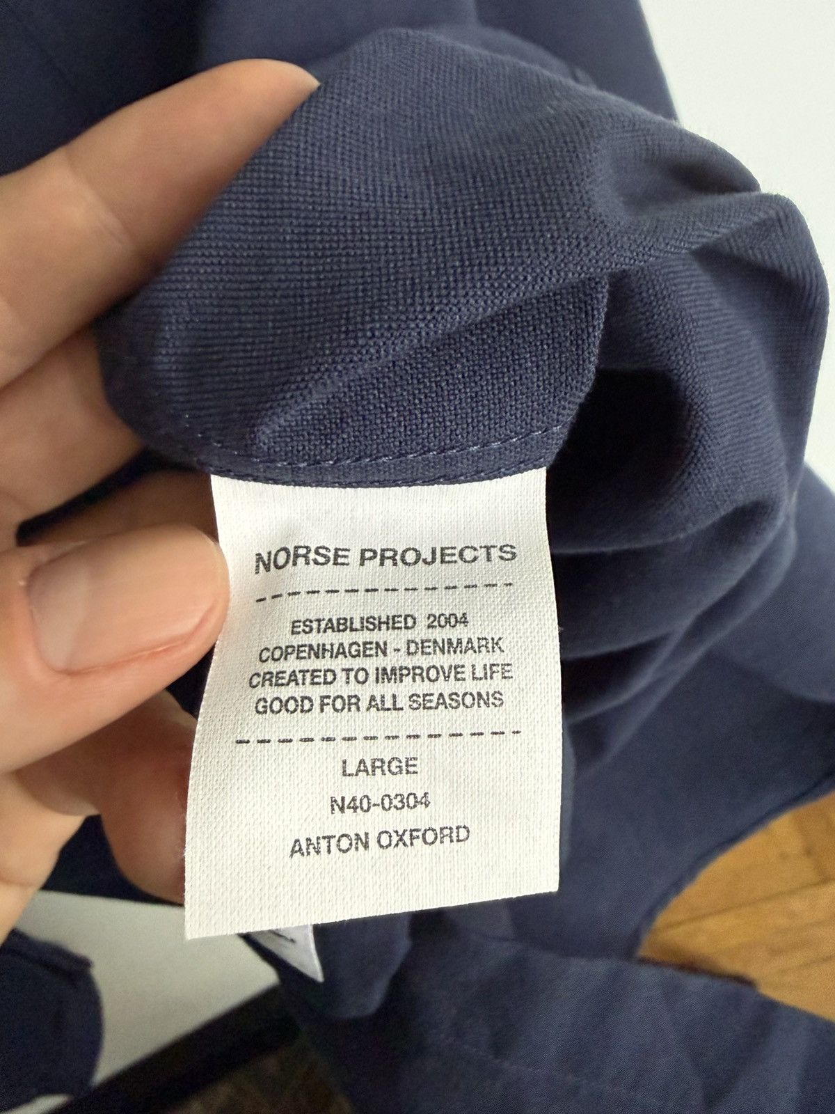 Norse Projects Norse Project Shirt Size US L / EU 52-54 / 3 - 6 Thumbnail