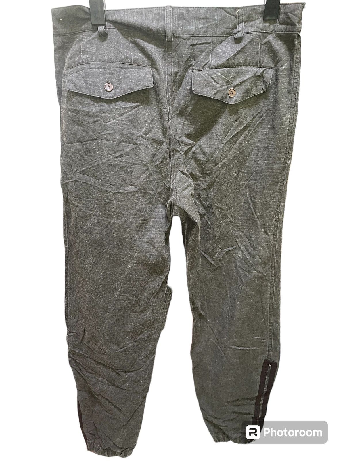 A.P.C. Vintage A.P.C Cropped with Zipper Leg Pants Size US 33 - 3 Thumbnail