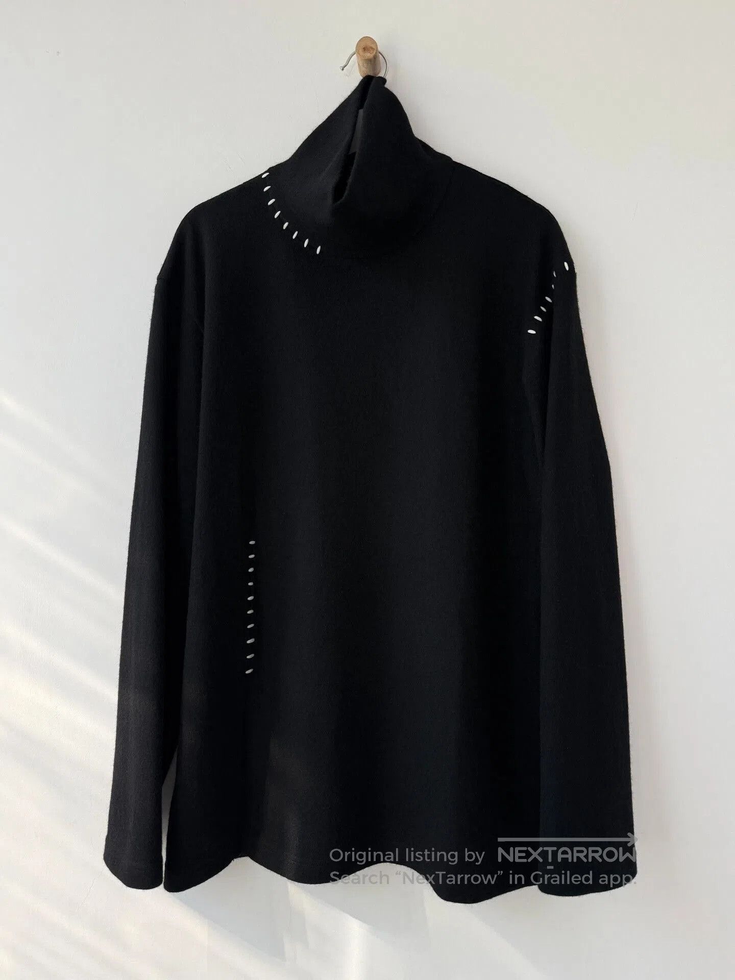 Yohji Yamamoto Wool Turtleneck Top.