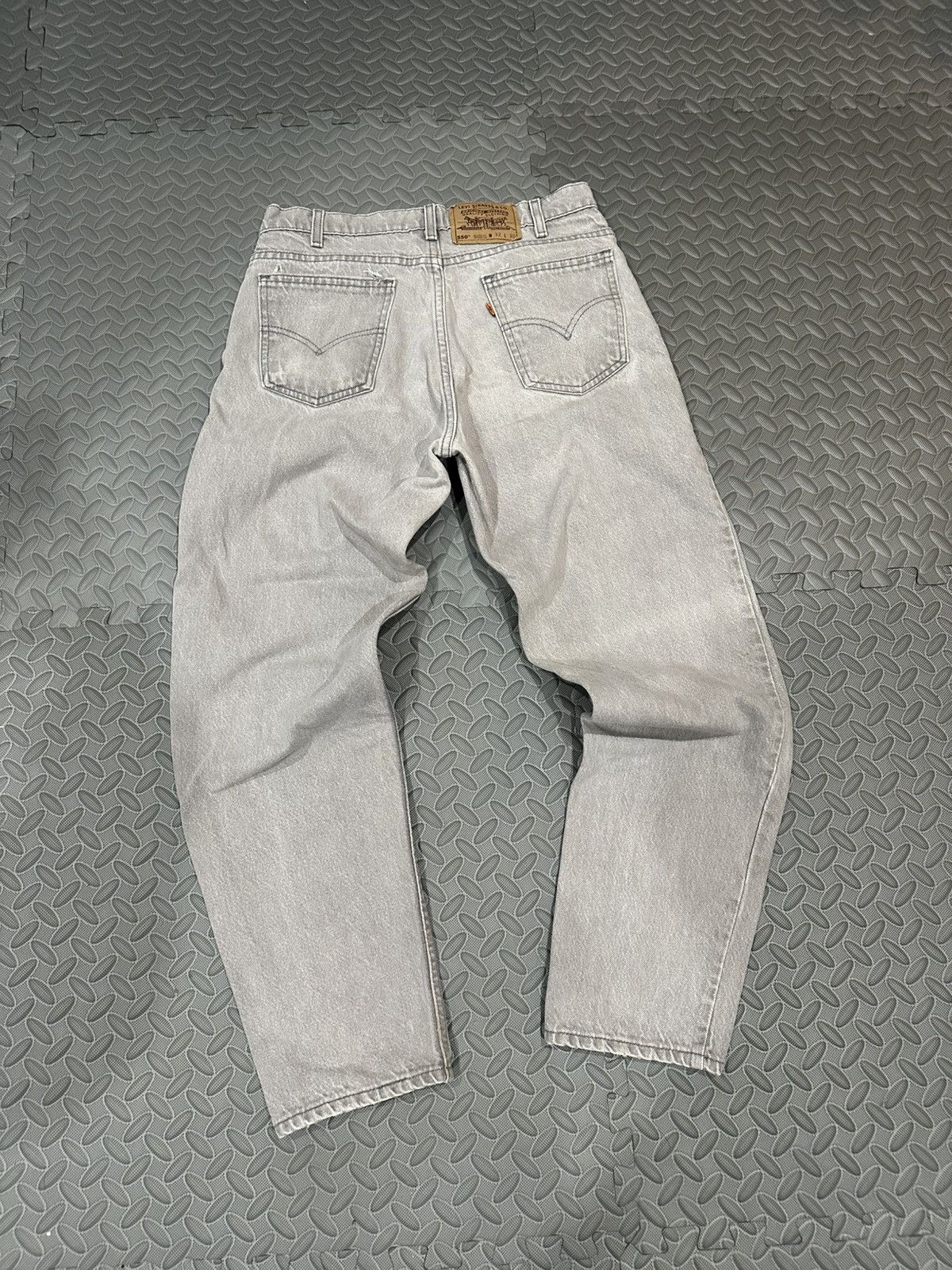 Levi's Vintage Levi’s 550 Orange Tab Jeans Made in USA Grey Relaxed Size US 32 / EU 48 - 4 Thumbnail