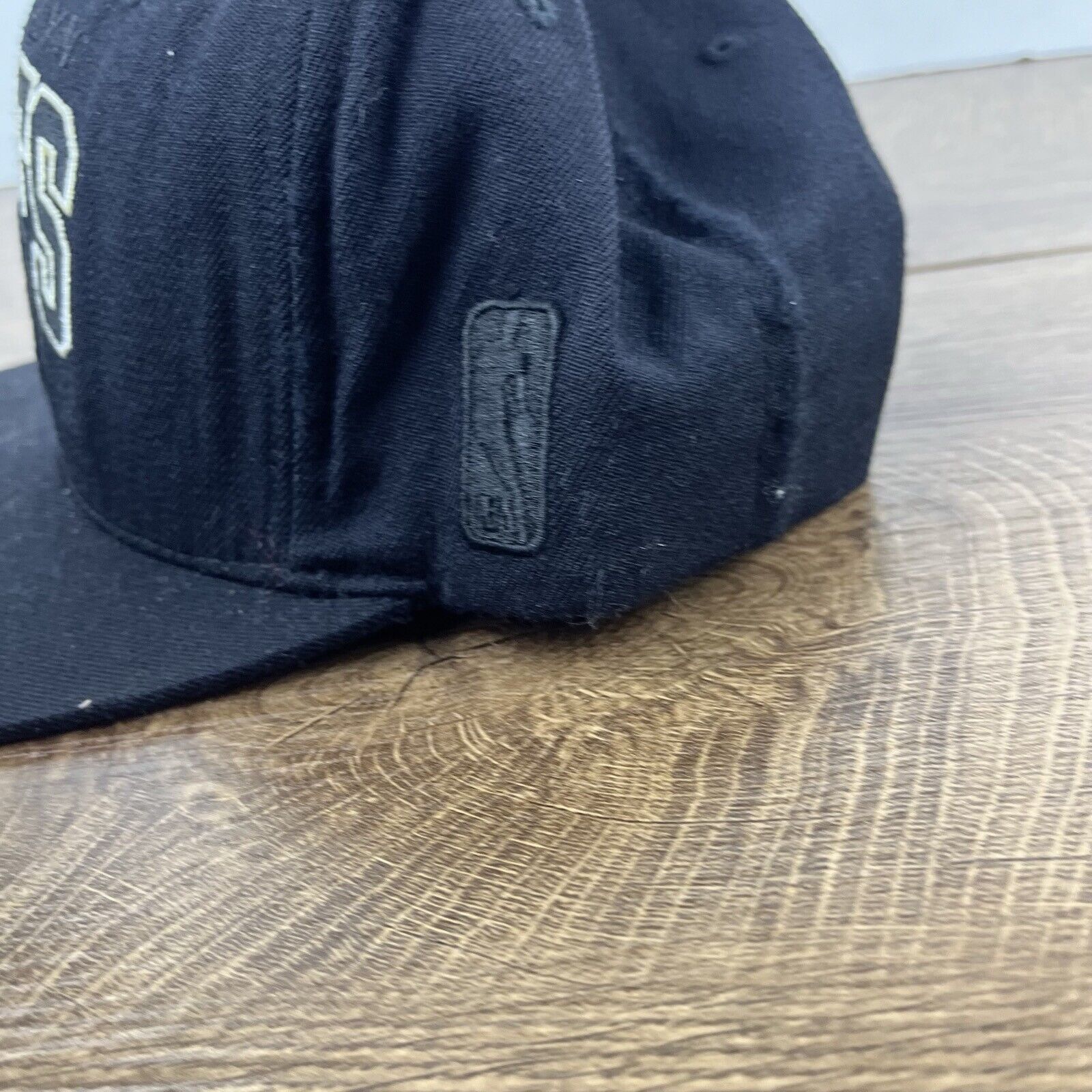 Mitchell & Ness Brooklyn Nets Snapback Hat Black Mitchell & Ness Adjustable Size ONE SIZE - 8 Thumbnail