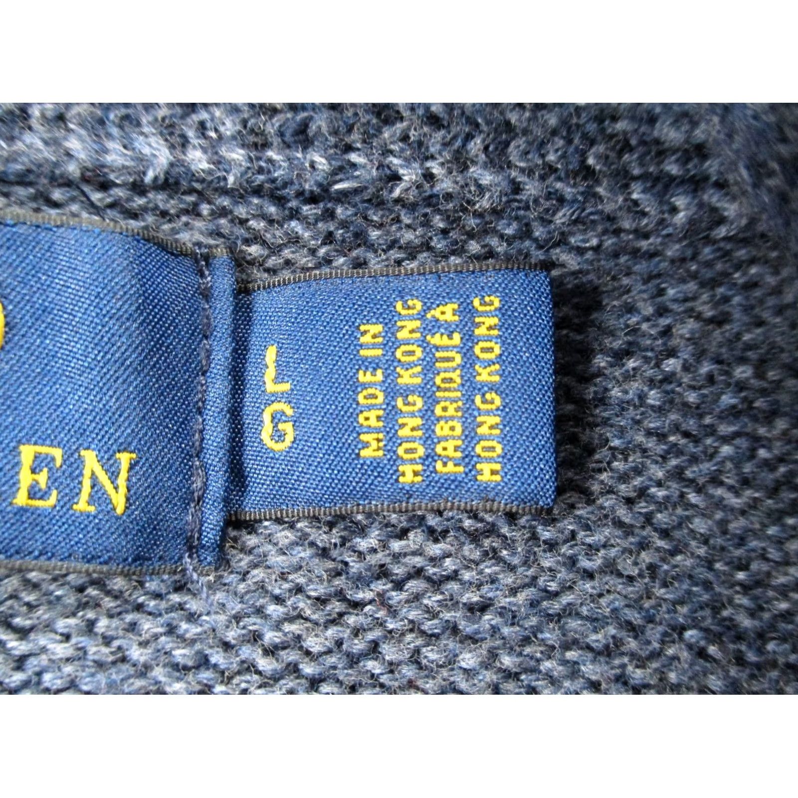 Polo Ralph Lauren VINTAGE Polo Ralph Lauren Sweater Cardigan Mens L Blue Polo Ralph Lauren Cardigan L Mens Blue 80s 90s Golf Size US L / EU 52-54 / 3 - 7 Thumbnail