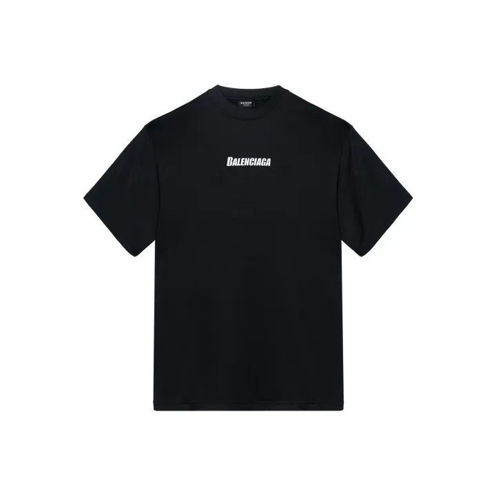 Balenciaga Balenciaga Black Logo Graphic Short Sleeve T-Shirt 0079 Size US M / EU 48-50 / 2 - 1 Thumbnail