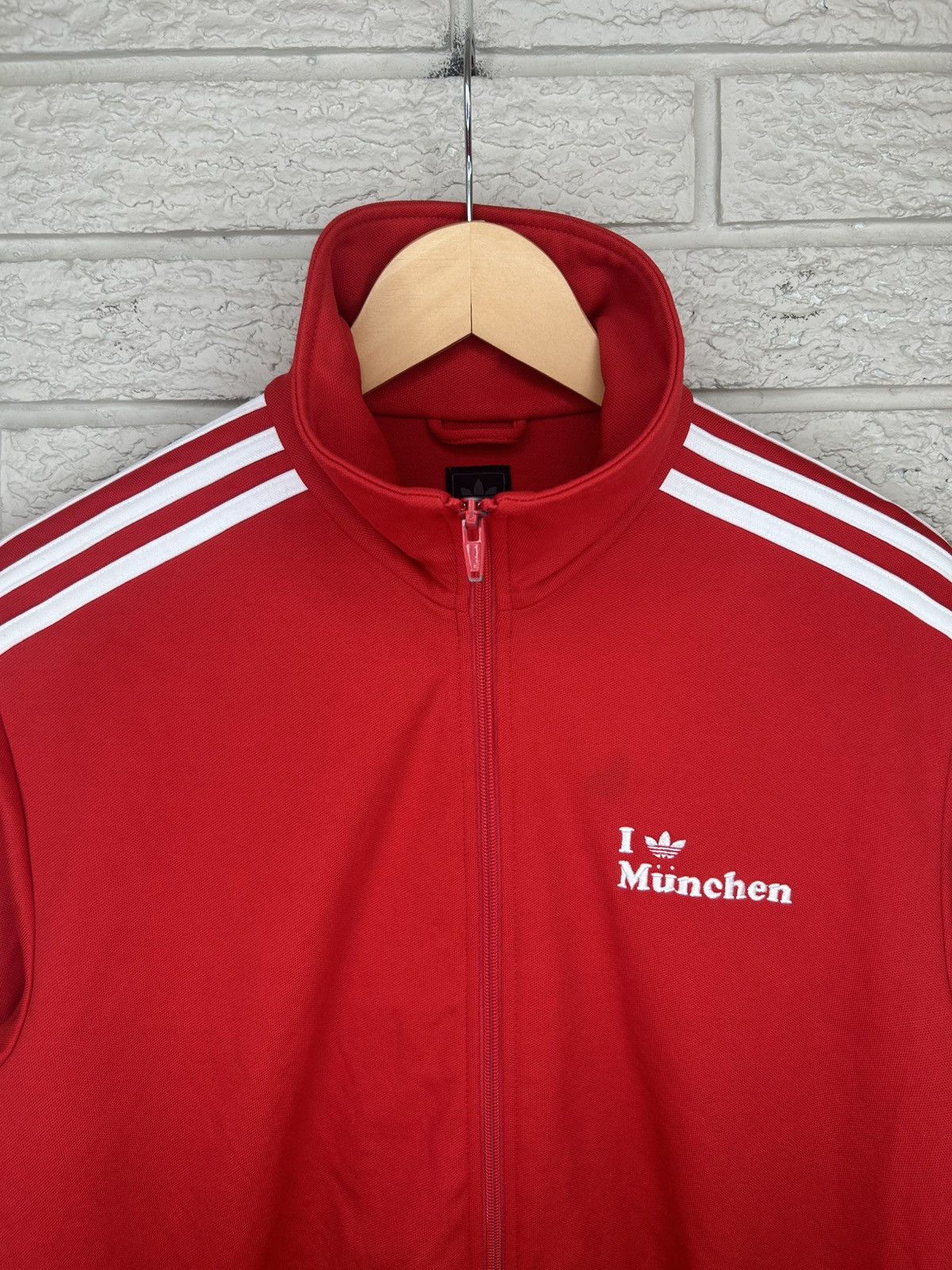 Adidas Vintage Adidas Trefoil I <3 Bayern Munich Track Jacket Size US M / EU 48-50 / 2 - 2 Thumbnail