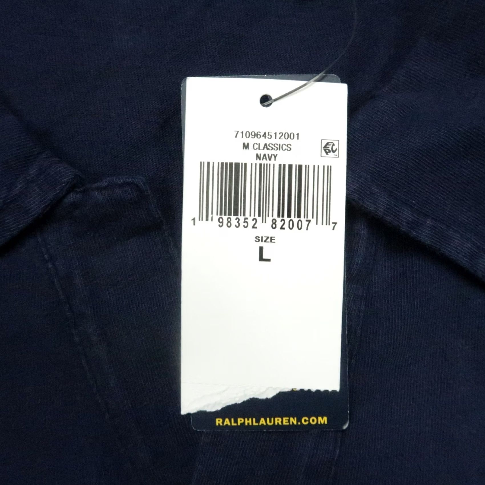 Polo Ralph Lauren Polo Ralph Lauren Shirt Men Large Blue V-Neck Polo Pony Short Sleeve NWT Size US L / EU 52-54 / 3 - 4 Thumbnail