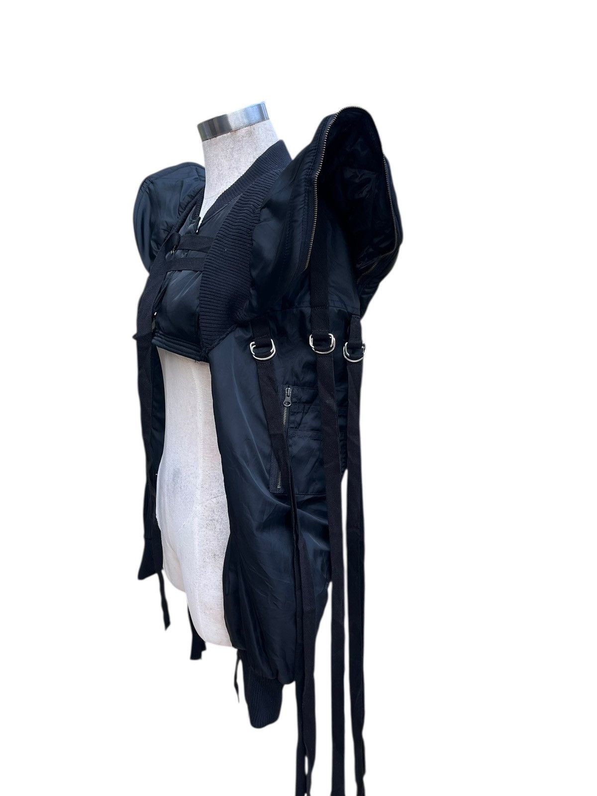 Designer Costum-made recontruct cropped jacket Size S / US 4 / IT 40 - 3 Thumbnail