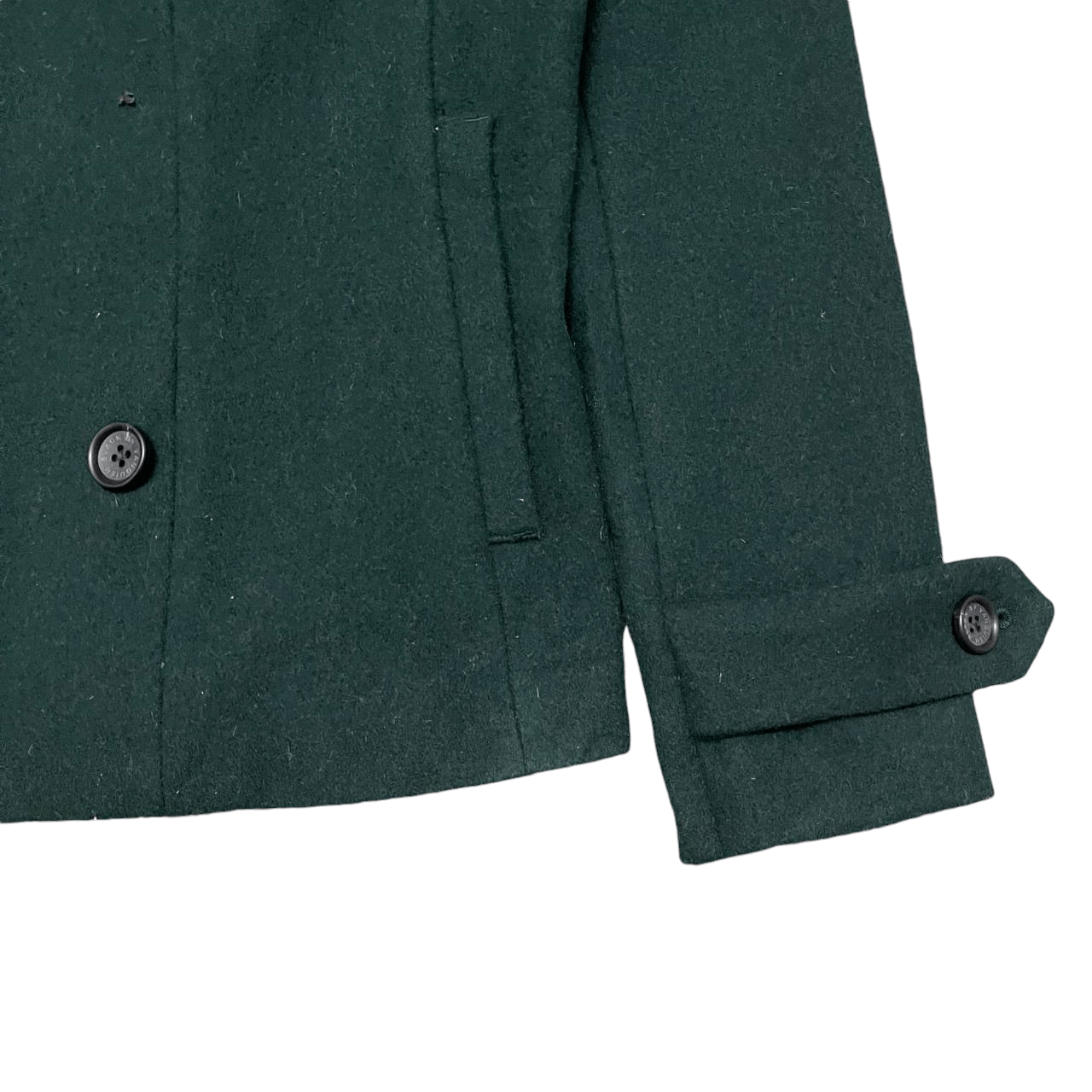 Vanquish Black by Vanquish Wool Peacoat Size US M / EU 48-50 / 2 - 4 Thumbnail