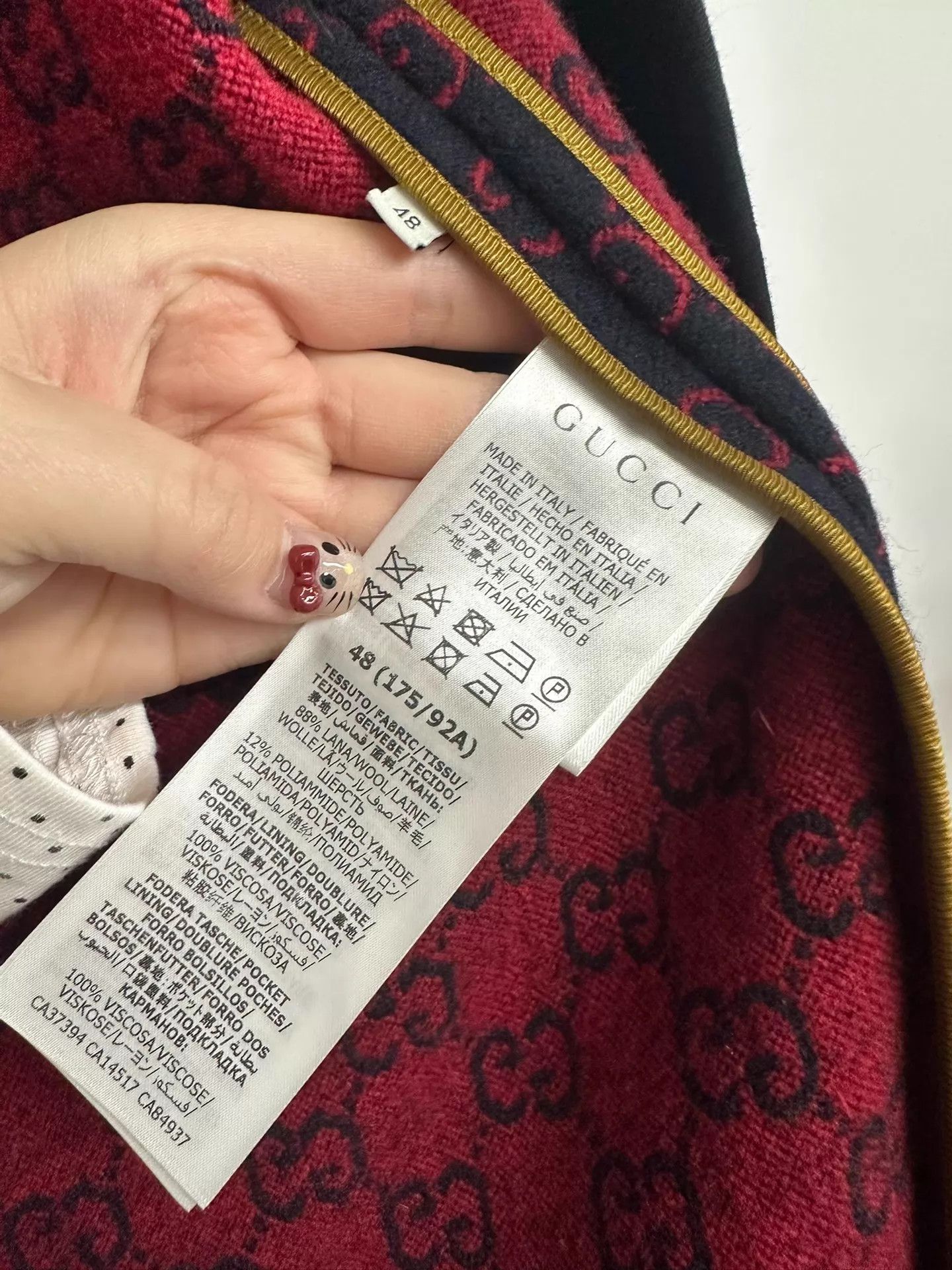 Gucci Gucci All Over Print Jacket Size 48 Size US M / EU 48-50 / 2 - 8 Thumbnail