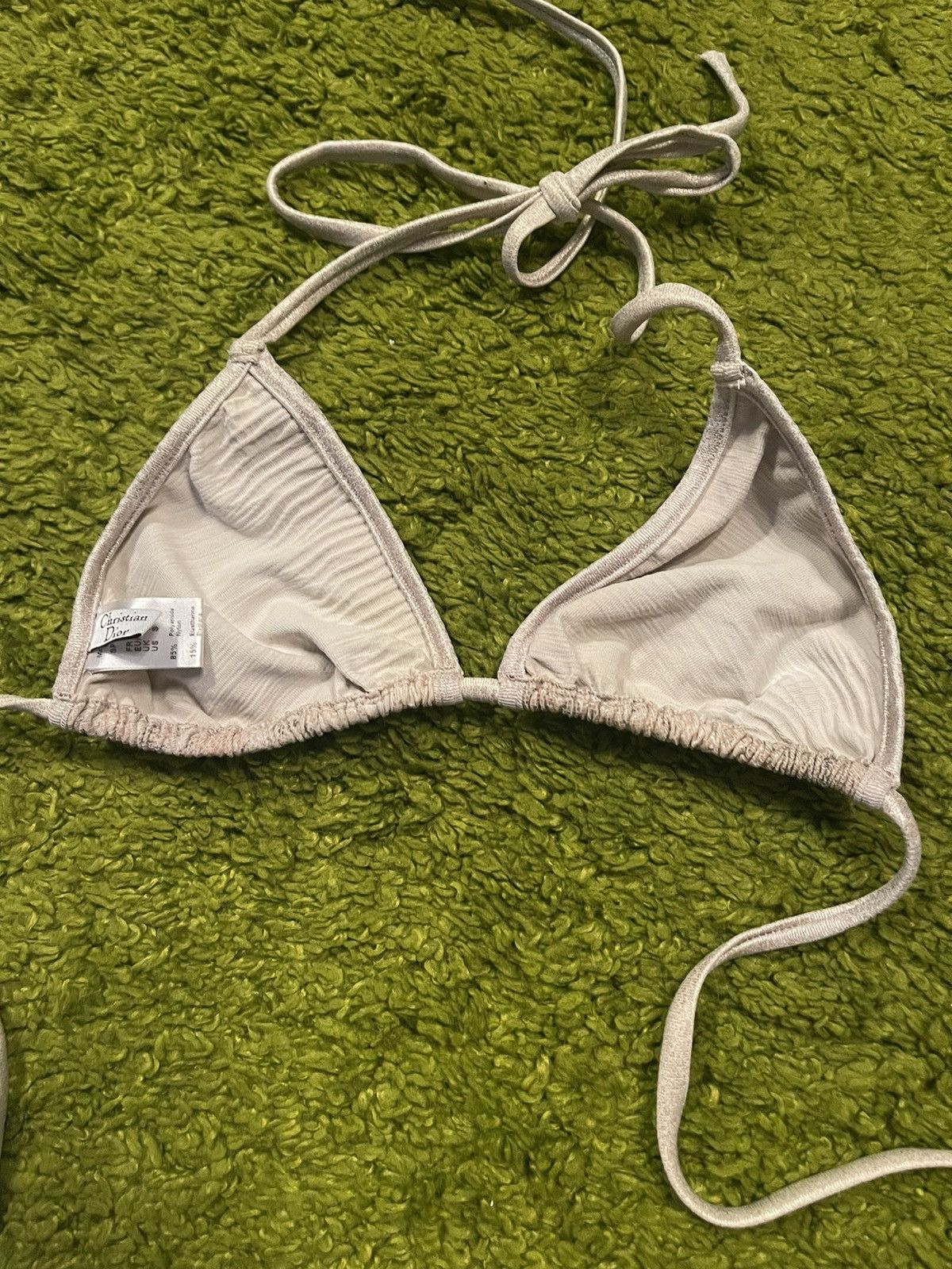 Christian Dior Monsieur Christian Dior vintage shining bra Size ONE SIZE - 4 Thumbnail