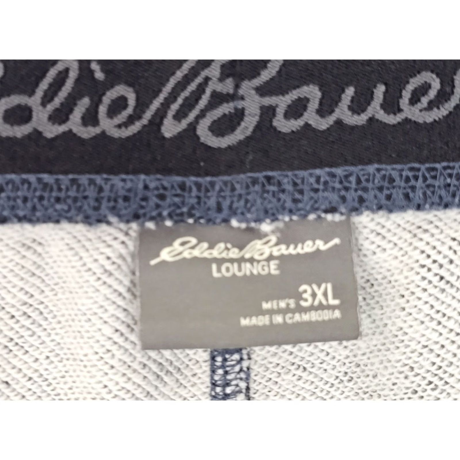 Eddie Bauer Eddie Bauer Lounge Jogger Sweatpants Men 3XL Heathered Blue Fleece Cotton Polyester Mixed Comfort Sweatpants Mens 3XL Size US 39 - 7 Thumbnail