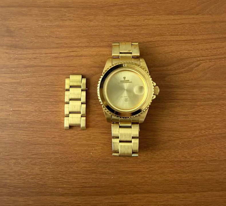 CLOT CLOT x JAM HOME MADE Gold Faceless Watch Bracelet Size 32 - 3 Thumbnail