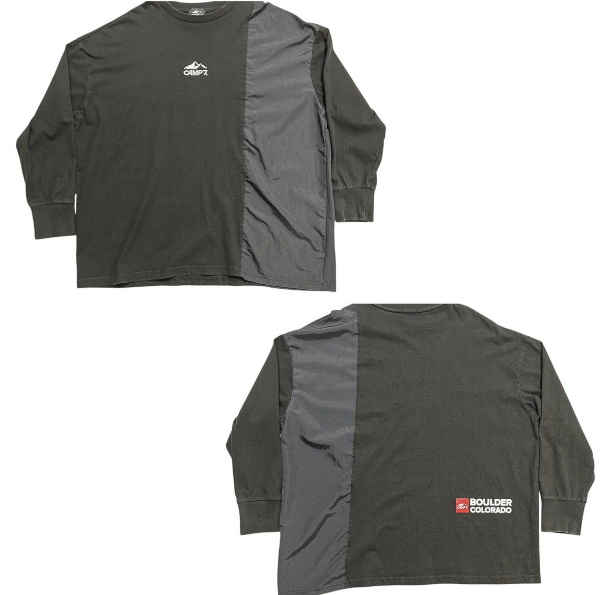 Camp High × Vintage Camp7 Outdoor Reworked Longsleeve T Shirt Size US L / EU 52-54 / 3 - 1 Thumbnail