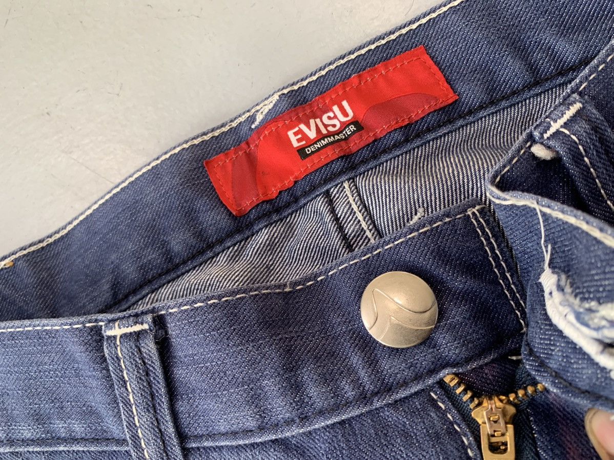 Vintage Vintage Evisu inspired crazy denim Size US 30 / EU 46 - 5 Thumbnail