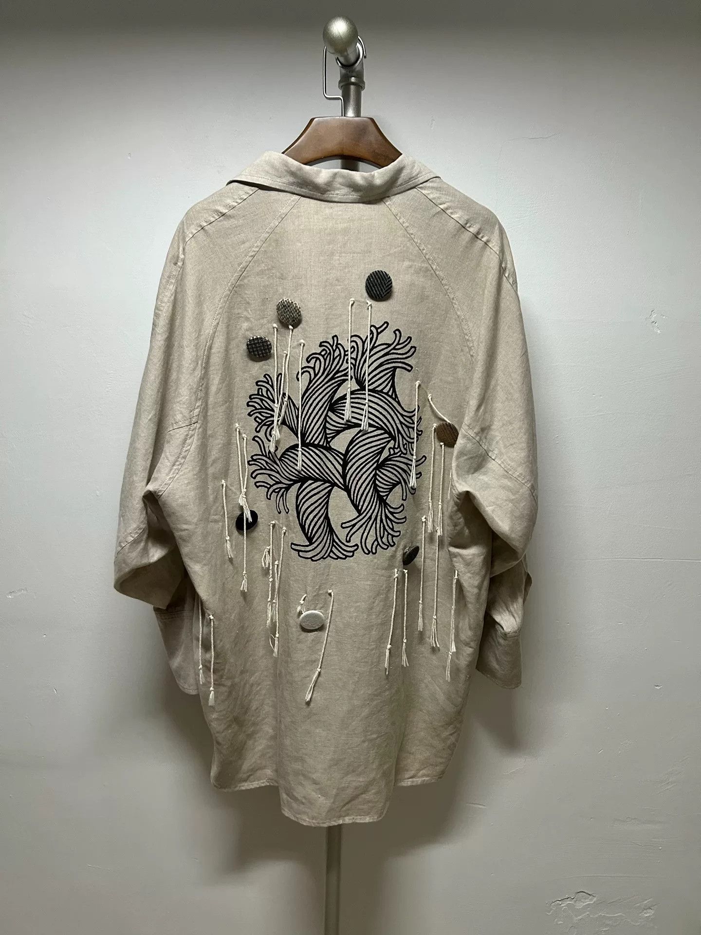 Christopher Nemeth Ne Rope Knot Linen Shirt Size US S / EU 44-46 / 1 - 4 Thumbnail