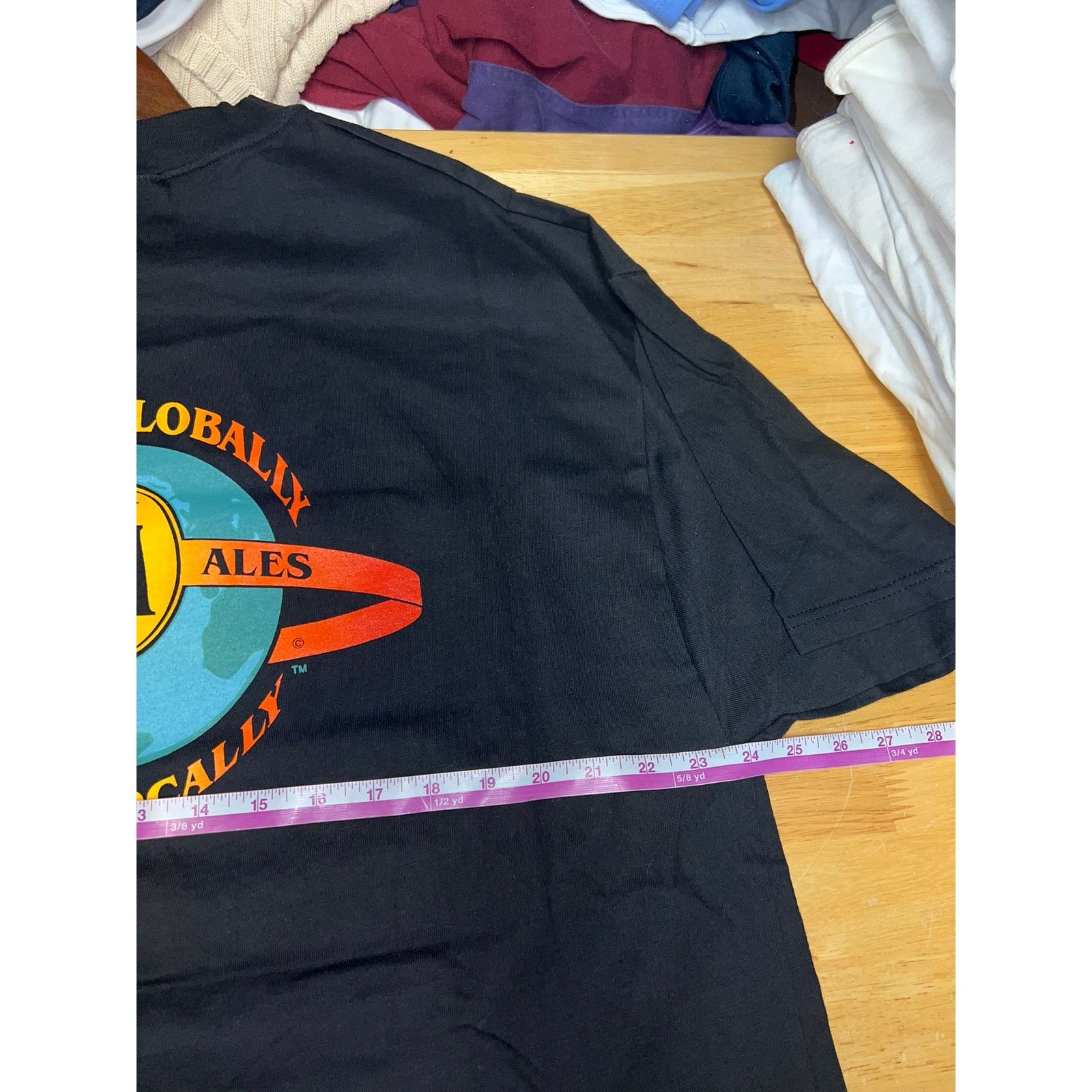 Hanes Vintage Hales Ales Shirt Think Globally Drink Beer 90s 2XL Size US XXL / EU 58 / 5 - 7 Thumbnail