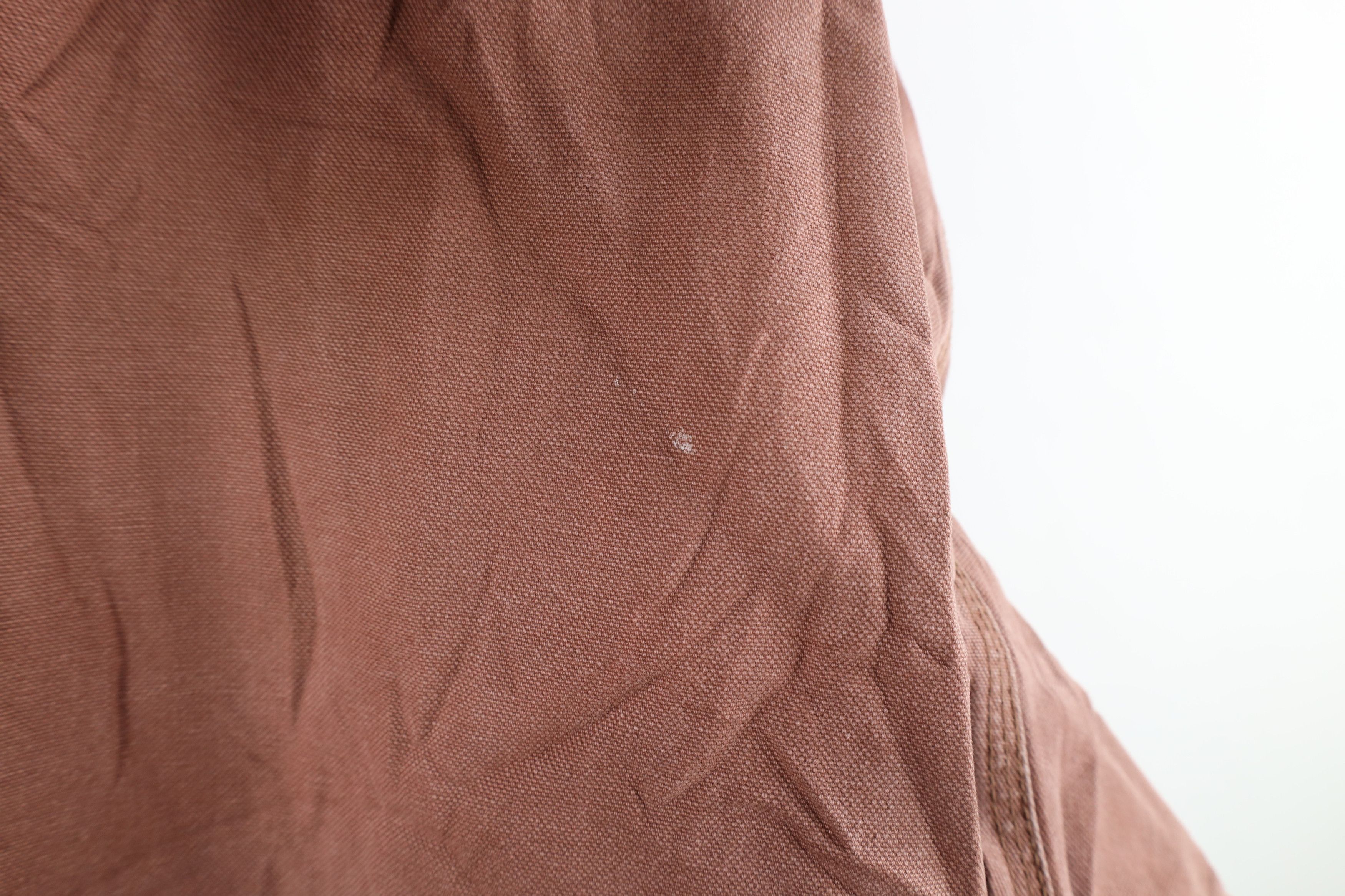 Vintage Vintage Streetwear Lined Hooded Canvas Work Jacket Brown Size US XXL / EU 58 / 5 - 15 Thumbnail