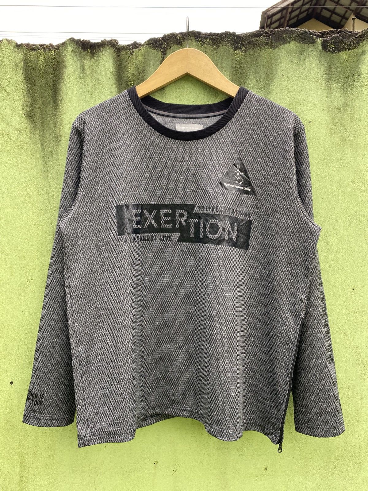 semanticdesign Semantic Design Exertion Technical Shirt Minimal Techwear Size US L / EU 52-54 / 3 - 1 Thumbnail