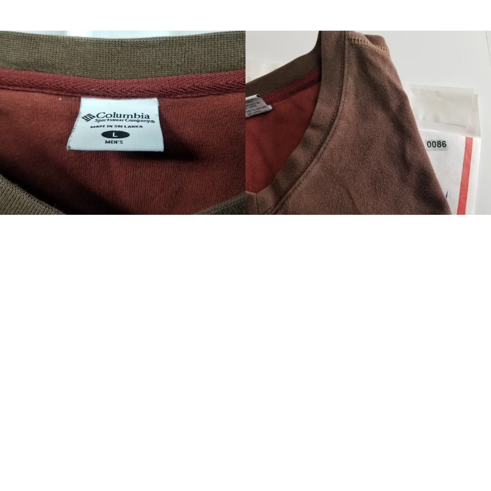 Vintage Columbia Sweatshirt Crew Neck Mens Large Brown Long Sleeve Pullover Casual Regular Size US L / EU 52-54 / 3 - 9 Thumbnail