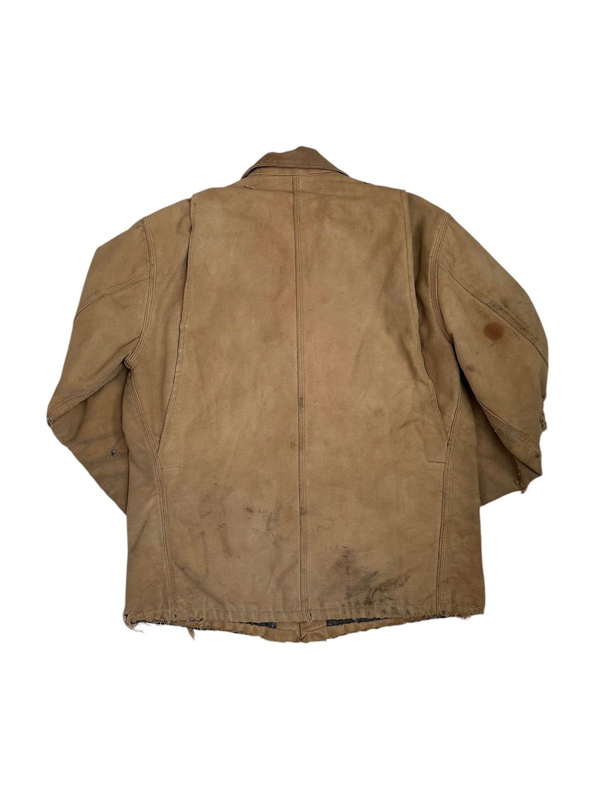 Carhartt Late 80s Extremely Thrashed Carhartt Brown Detroit Jacket Size US L / EU 52-54 / 3 - 9 Thumbnail