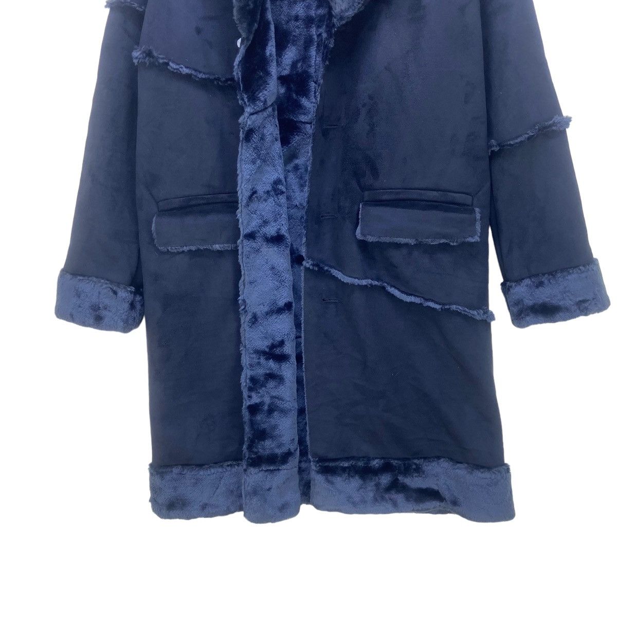 Japanese Brand MYC Contrive Japanese Brand Faux Fur Long Coat Size S / US 4 / IT 40 - 15 Thumbnail