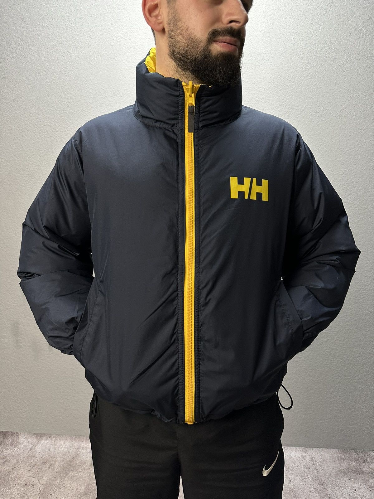 Helly Hansen × Vintage Vintage Helly Hansen Y2K Reversible Puffer Jacket Drill Size US S / EU 44-46 / 1 - 5 Thumbnail