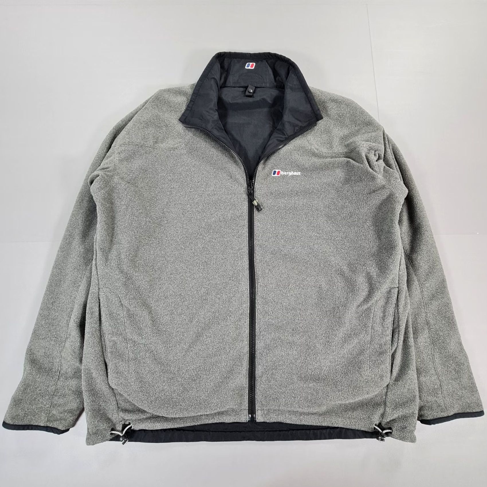 Berghaus Berghaus Mens Jacket Black Grey XL 2 in One Reversible Fleece Windbreaker Casual 90s Outdoor Size US XL / EU 56 / 4 - 2 Thumbnail