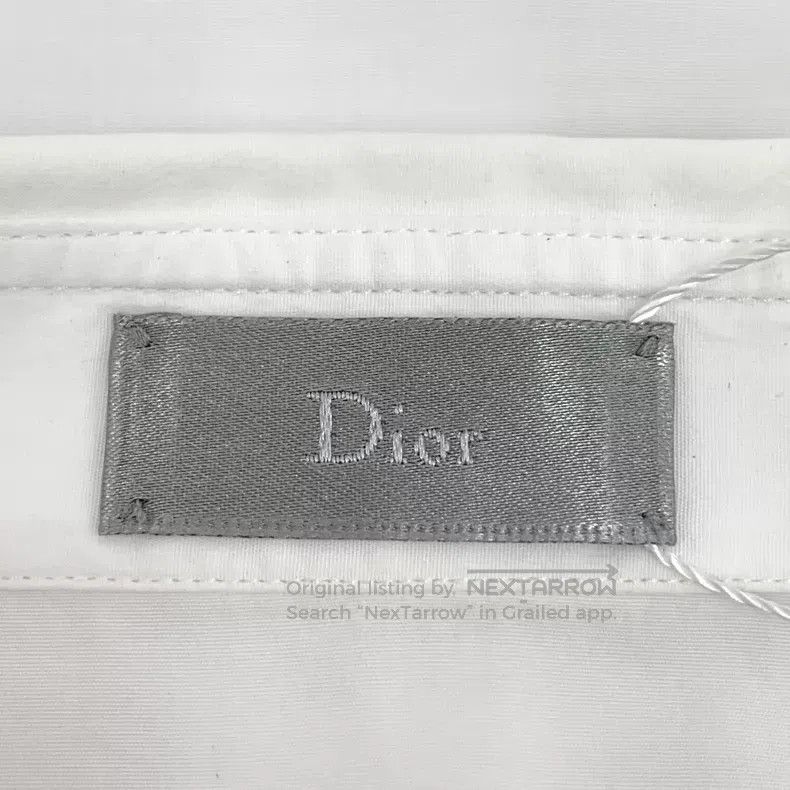 Dior Dior Size 39 White bee embroidery cotton lapel long-sleeved Size US XXS / EU 40 - 6 Thumbnail