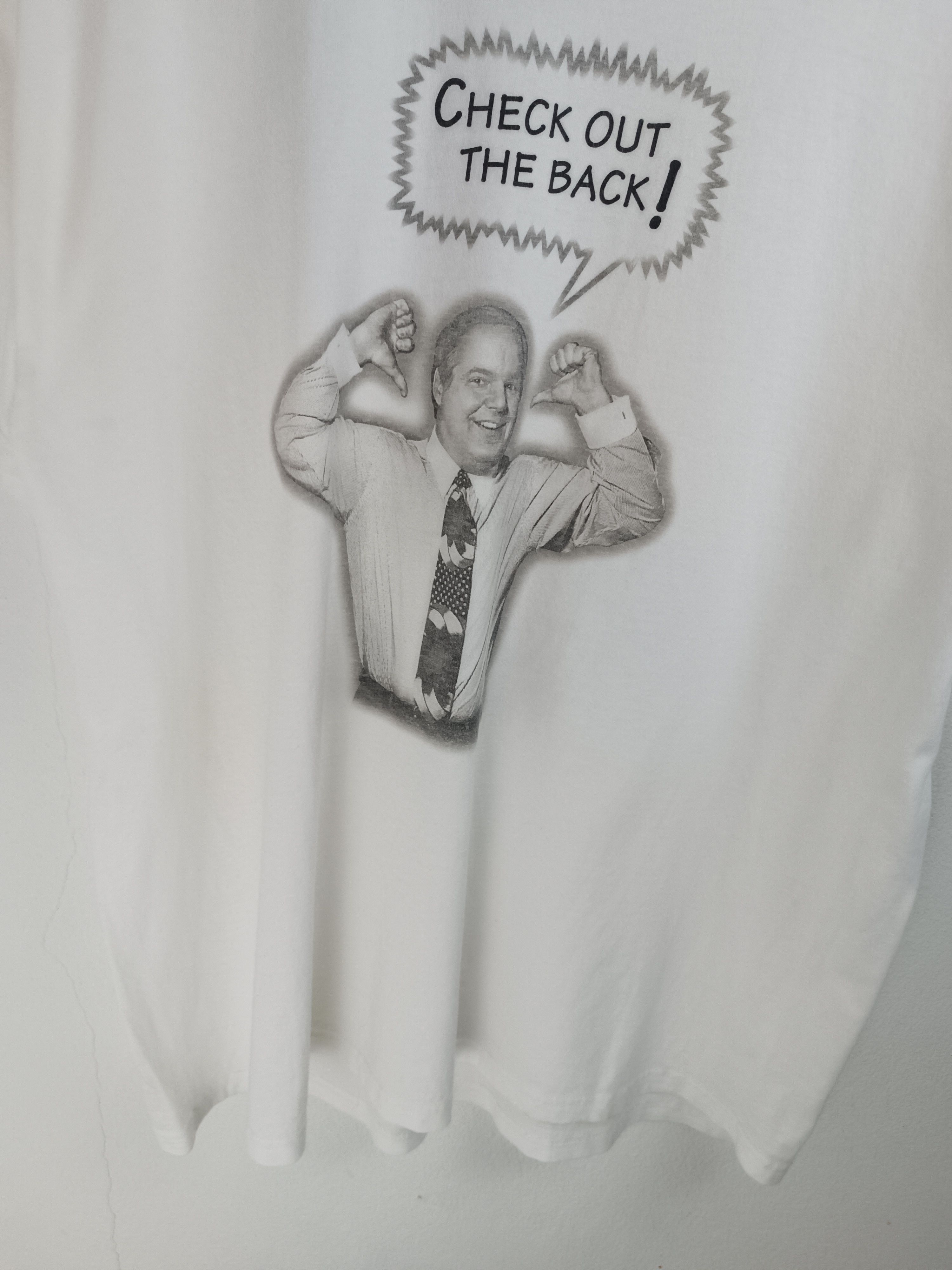 Vintage VINTAGE 90'S USA PRESIDENT ELECTION FUNNY TEE Size US XL / EU 56 / 4 - 6 Thumbnail