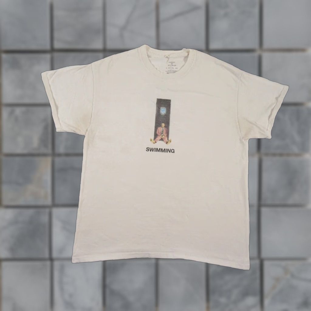 Vintage Mac Miller Swimming Album T-Shirt Men's Large Cotton White Logo Short Sleeve Hip Hop Music Size US L / EU 52-54 / 3 - 1 Thumbnail