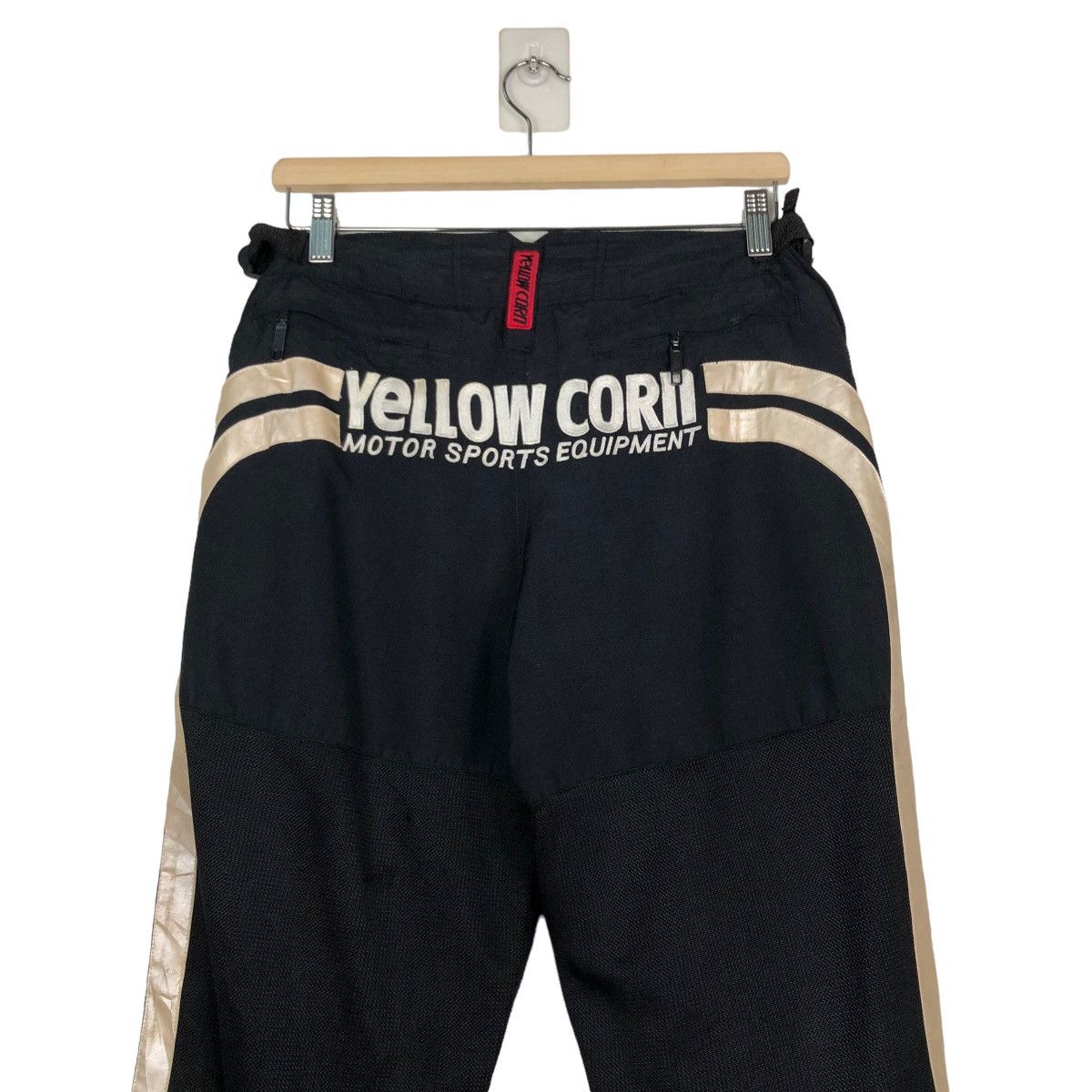 Japanese Brand 🔥BIKER RACING PANTS MOTORCROSS YELLOW CORN BIG LOGO Size US 30 / EU 46 - 9 Thumbnail