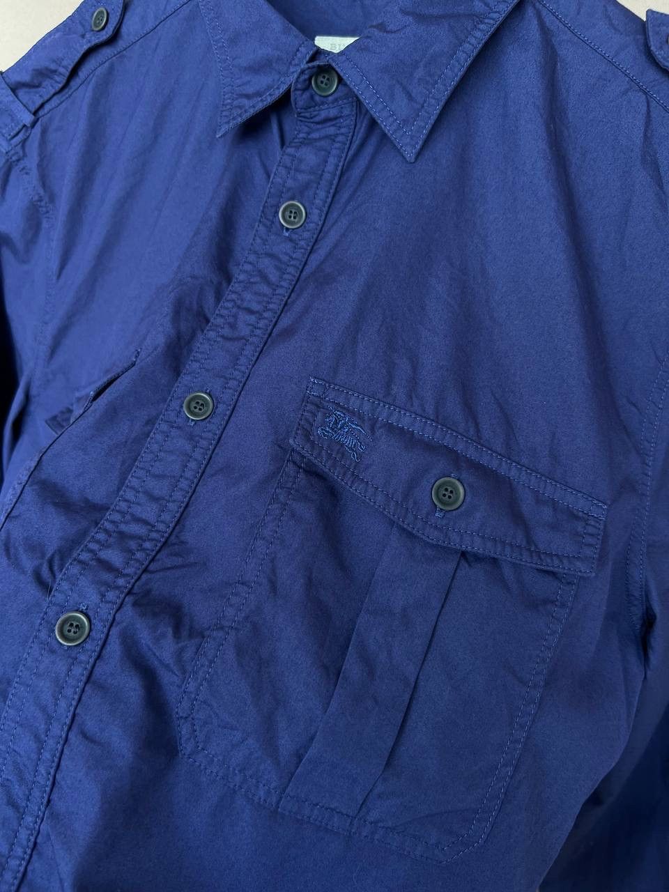 Burberry Burberry Brit Military Button Down Shirt Mens Size M Size US M / EU 48-50 / 2 - 10 Thumbnail