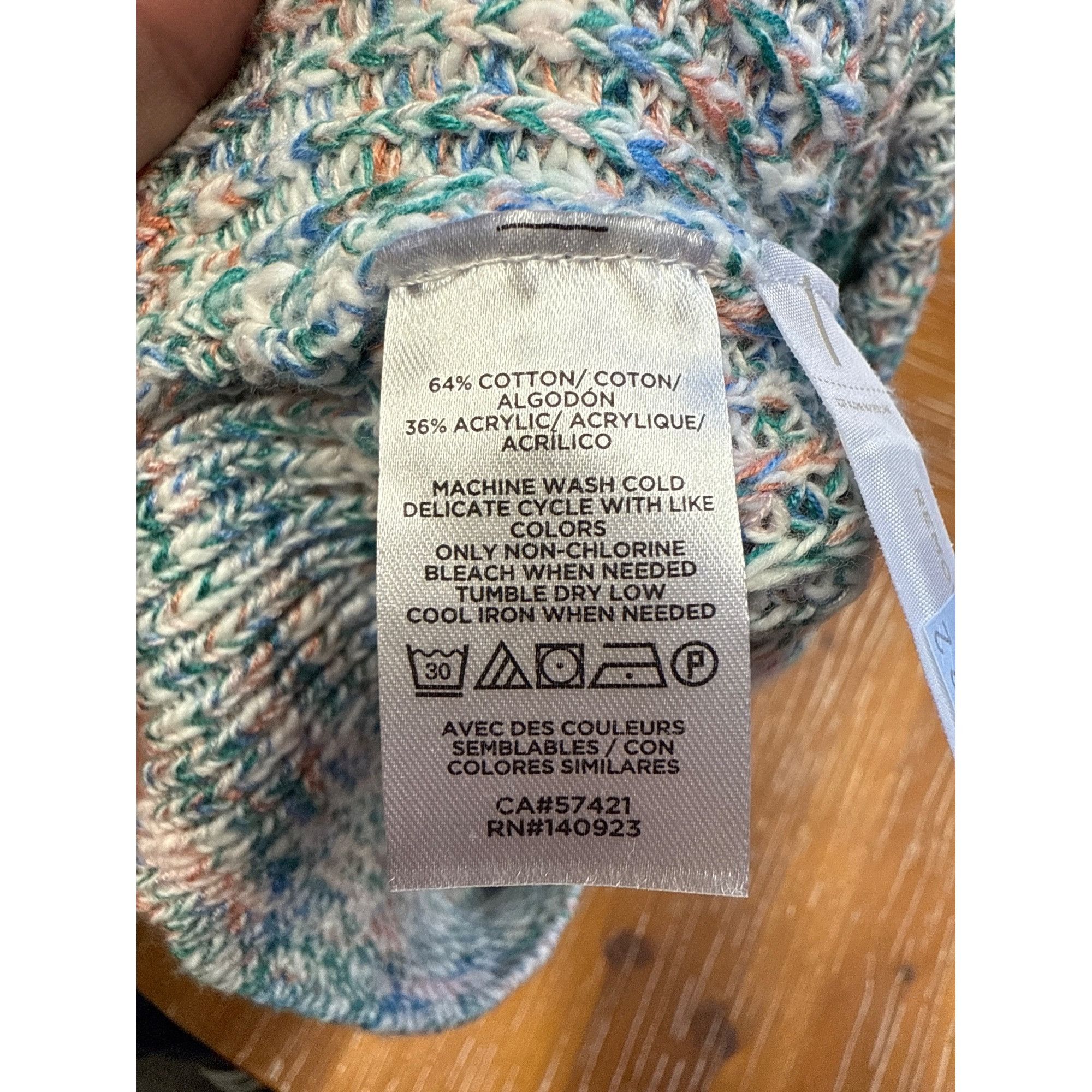 Loft Loft Multicolor Knit Tank Top Sleeveless Lightweight Size PM Size M / US 6-8 / IT 42-44 - 7 Thumbnail