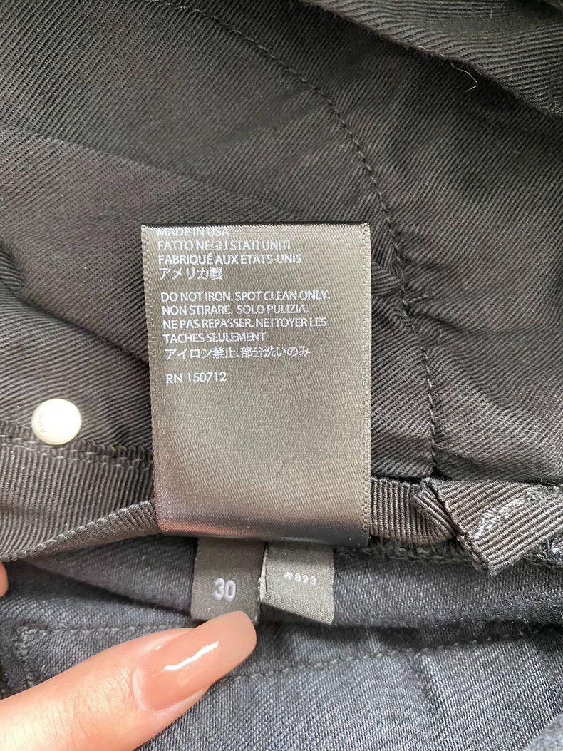 Amiri Amiri Washed Black and Pink Camo Flower Leather and Patchw Size US 30 / EU 46 - 5 Thumbnail