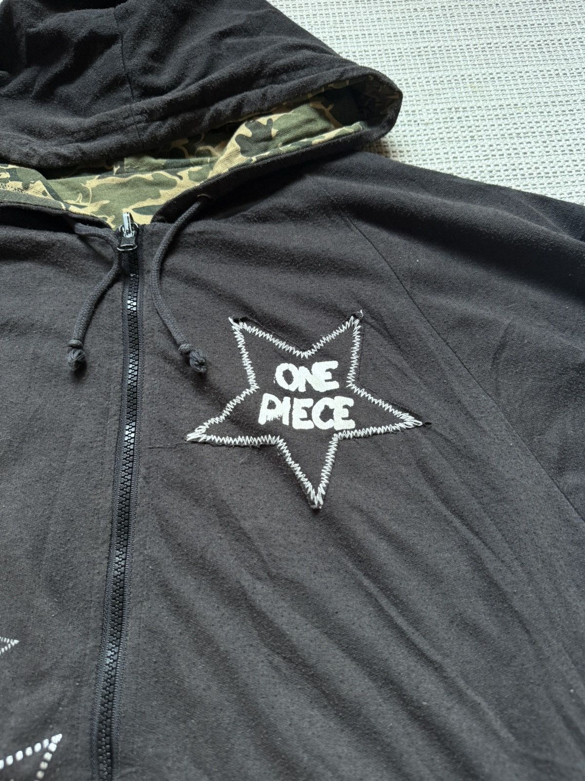 One Piece Reversible black and camouflage one piece hoodie Size US S / EU 44-46 / 1 - 4 Thumbnail