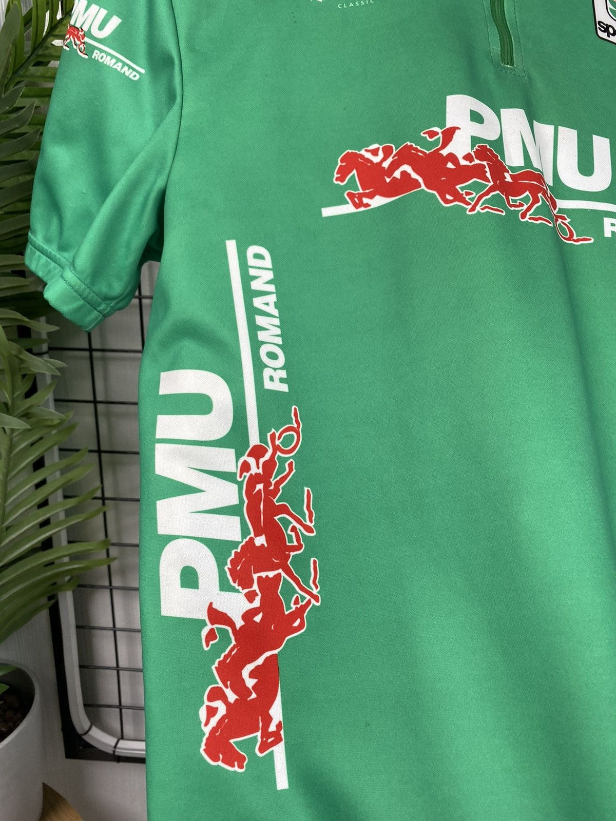 Other Rare Vintage PMU Romand Sportful Cycling Jersey Men L green Size US L / EU 52-54 / 3 - 9 Thumbnail
